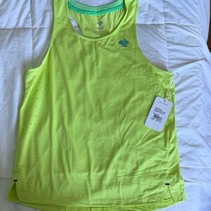 Rabbit Women's Lime Green Race Pace Tank
